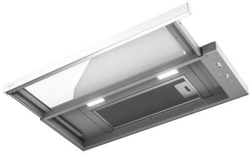 Zephyr Pisa 30" White Trim with Glass Under Cabinet Range Hood-2