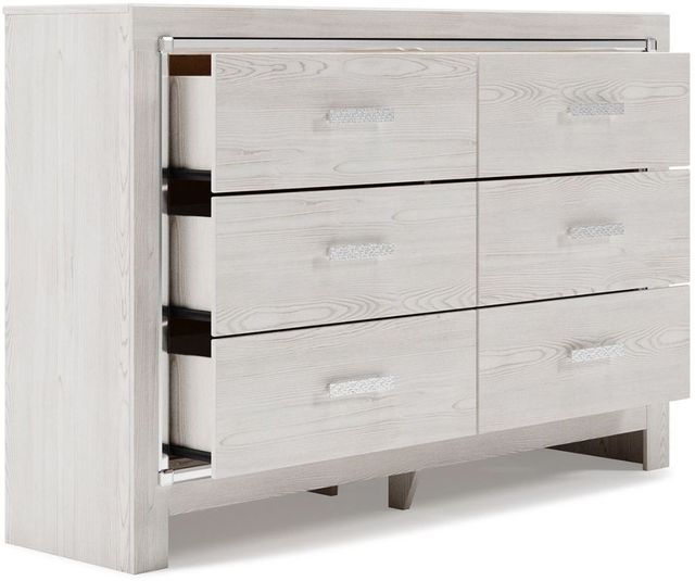 Signature Design by Ashley® Altyra 3-Piece White King Panel Bed Set-6