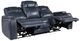 Homelegance® Keziah Blue Double Power Reclining Sofa with Power Headrests and Storage Arms-4