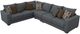 Corinthian Furniture Pinnacle 3-Piece Storm L-Shape Sectional-0