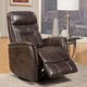 Parker House® Gemini Truffle Power Swivel Glider Recliner-2