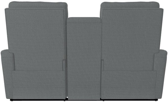 La-Z-Boy® Baron Graphite Manual Wall Reclining Loveseat with Console-4