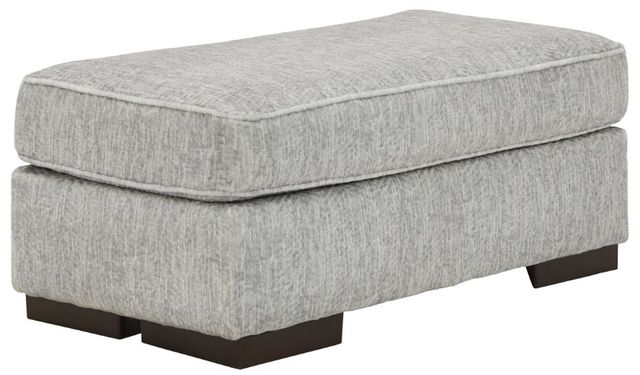 Benchcraft® Mercado 2-Piece Pewter Chair and Ottoman Set-2