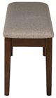 Powell® Daly Brown/Sand Dining Bench-4