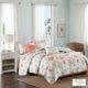 Olliix by Madison Park Coral Full/Queen Pebble Beach 6 Piece Cotton Sateen Reversible Coverlet Set-4