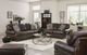 Jackson Furniture Roberto Cocoa Leather Loveseat-4