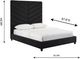 TOV Furniture Javan Black King Velvet Bed-4