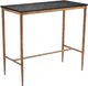 Zuo® Modern Nida Black Bar Table with Bronze Base-0