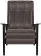 American Leather® Customizable Callum Leather 42" Manual Recliner-1
