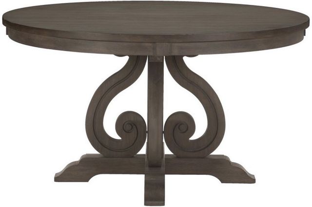 Mazin Furniture Toulon Oak Round Dining Table-1
