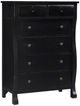 aspenhome® Caroline Soft Black 6-Drawer Chest-0