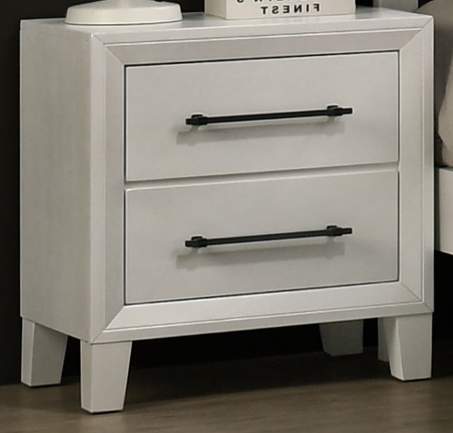 New Classic® Home Furnishings Ballard White Nightstand-0