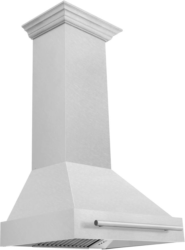 ZLINE 30" Satin Stainless Steel Wall Mounted Range Hood-2