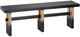 Crestview Collection Horizon Black Bench-0