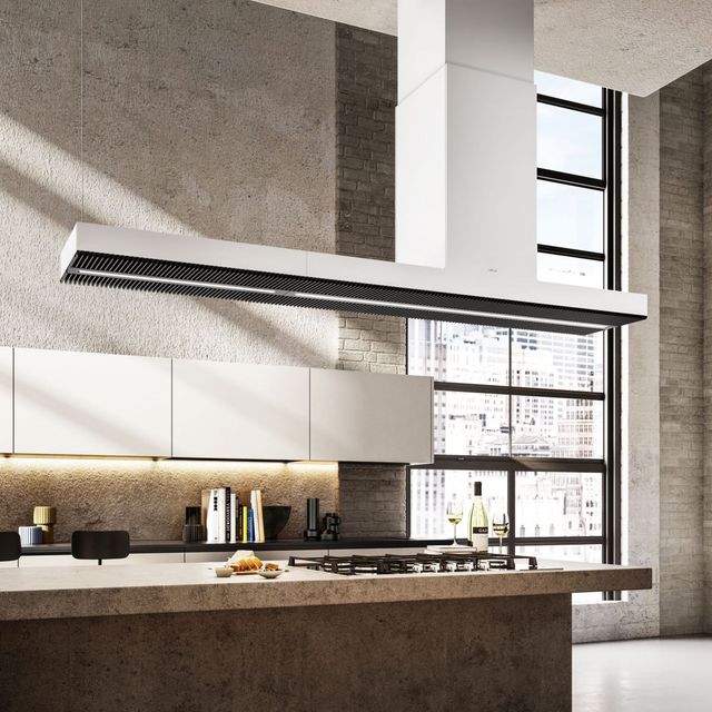 Elica Iconic Series Haiku Island 70" Stainless Steel Island Range Hood-6