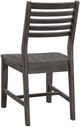John Thomas Furniture® SoMa Coal Oblique Side Chair-2