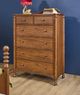 Flexsteel® Azalea Walnut Drawer Chest-1