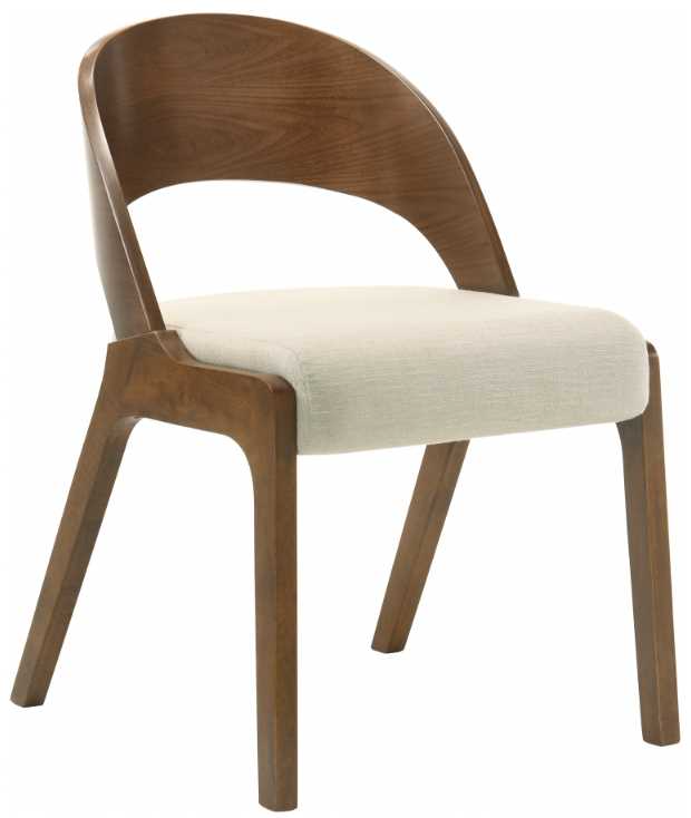 Meridian Furniture Woodson Linen Dining Chair