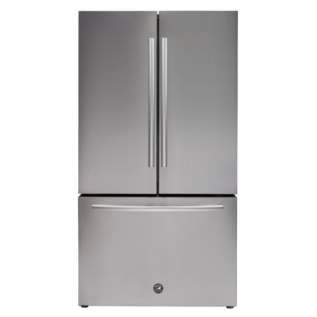 Brama 26.6 Cu. Ft Stainless Steel French Door Refrigerator-4