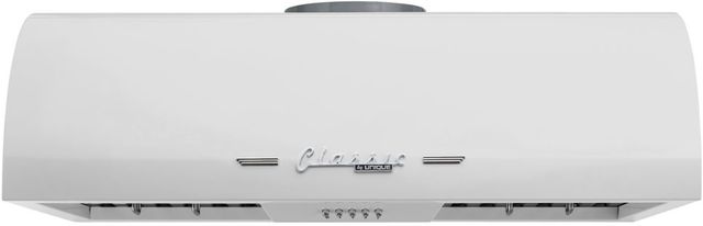 Unique® Appliances Classic Retro 30" Marshmallow White Under Cabinet Range Hood-0
