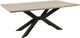 Parker House® Crossings Monaco Weathered Blanc Rectangular Dining Table with Black Base -0