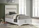 Coaster® Miranda White Twin Upholstered Panel Bed -3