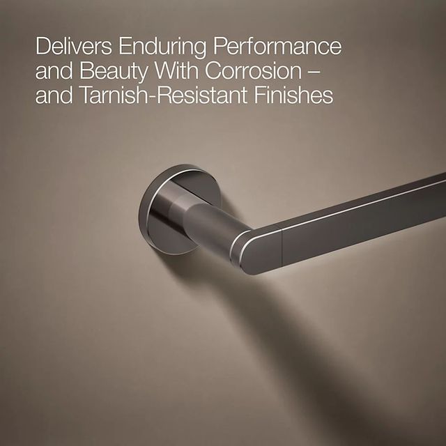 KOHLER® Composed® Vibrant Titanium 18" Towel Bar-2