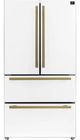FORNO® Espresso Moena 36" 19.2 Cu. Ft. White Counter Depth French Door Refrigerator-0