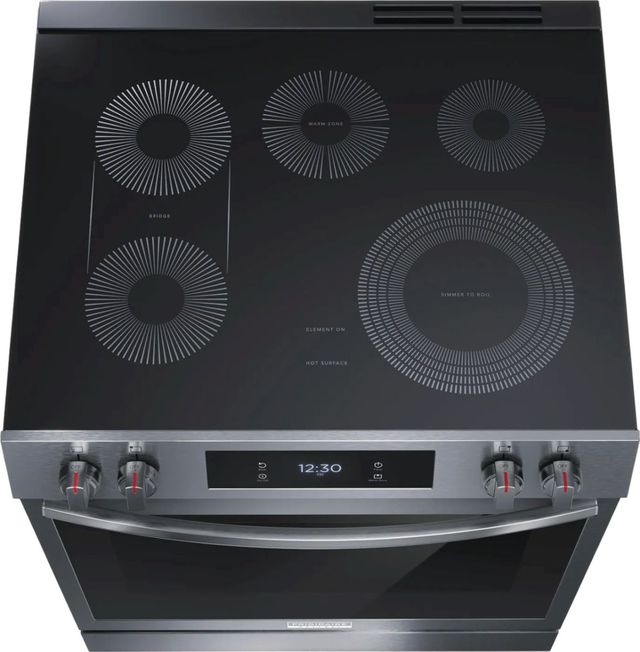 Frigidaire Gallery® 30" Smudge-Proof® Black Stainless Steel Slide-In Electric Range-2