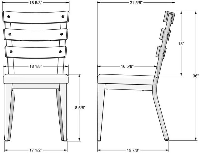 Amisco Customizable Dexter Upholstered Dining Side Chair-3