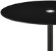Coaster® Ganso Round Glass Top End Table with Sandy Black Base-1