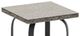Homecrest™ Outdoor Living Customizable Shadow Rock Aluminum/Stone Square Outdoor End Table-1