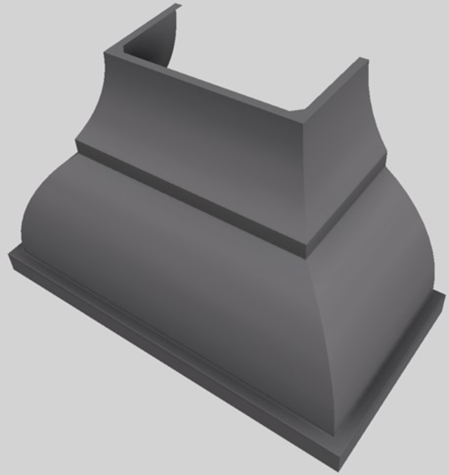 Vent-A-Hood® Designer Series 48" Gunsmoke Wall Mounted Range Hood-1
