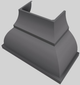 Vent-A-Hood® Designer Series 48" Gunsmoke Wall Mounted Range Hood-1