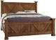 Artisan & Post by Vaughan-Bassett Cool Rustic Amber King Panel Bed-0