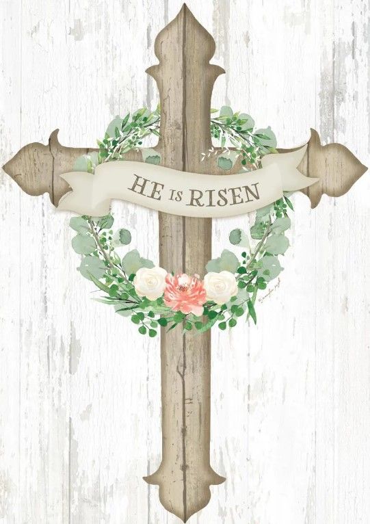 Classy Art He Is Risen by Jennifer Pugh Wall Art-1