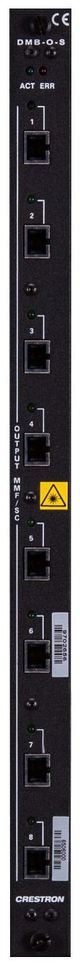 Crestron® 8-Channel DigitalMedia 8G™ Fiber Output Blade-0