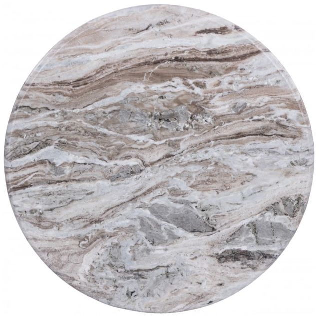 Meridian Furniture Formentera Brown Marble Coffee Table-2