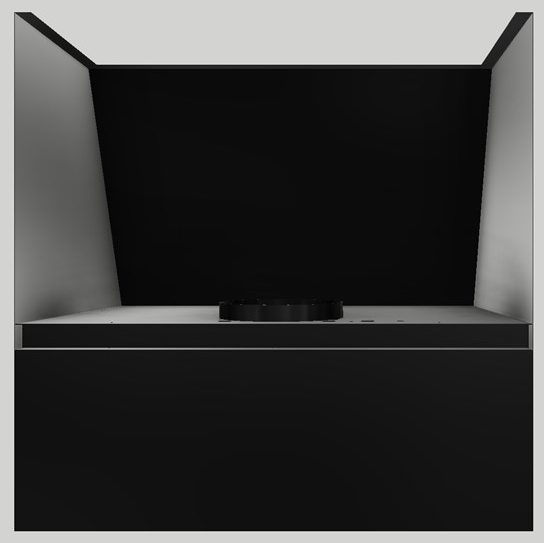 Vent-A-Hood® 30" Black Wall Hood-1