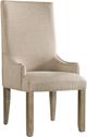 Elements International Stone Taupe Standard Height Parson Arm Chair-0