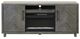 Martin Furniture Palisades Brushed Gray Fireplace TV Stand-2