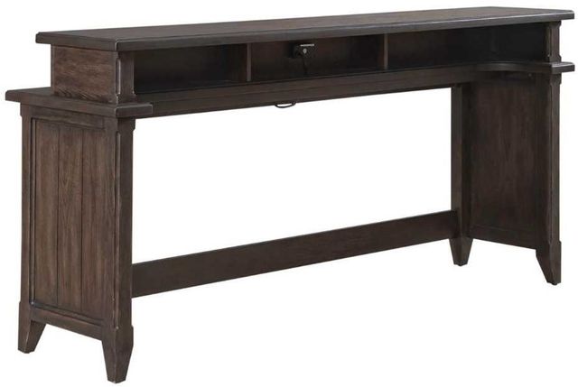 Liberty Furniture Paradise Valley Saddle Brown Console Bar Table-0