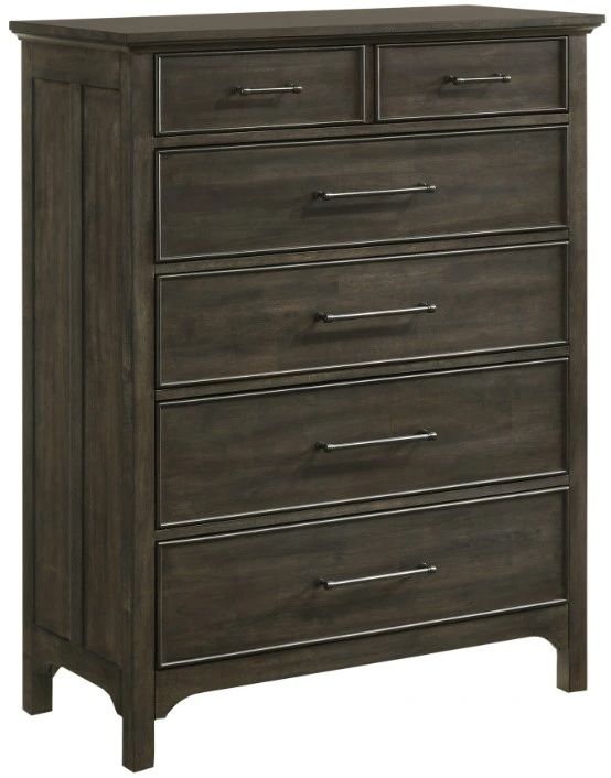 Intercon Hawthorne Burnished Clay 5-Drawer Chest-0
