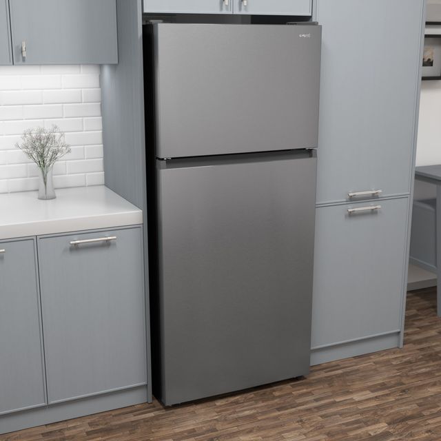 Avanti® 30" 18.3 Cu. Ft. Stainless Steel Counter Depth Top Freezer Refrigerator -4