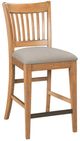 Kincaid® Kafe Cappuccino Tall Rake Back Counter Stool-0