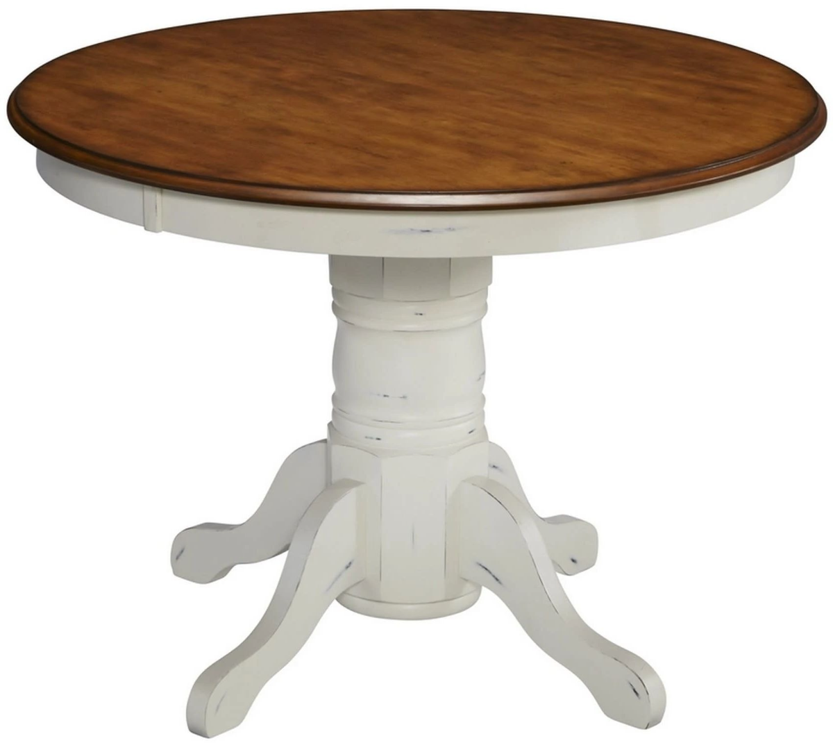 フランス アンティーク Round oak Table テーブル チェア Ellington_Single_Pedestal_Tabl