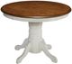 homestyles® French Countryside Off-White Dining Table with Brown Top -0
