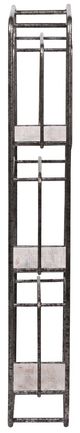 A & B Home Metro 2-Piece Gray/White Shelf Set-2
