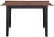 Steve Silver Co. Joplin Walnut Dining Table with Ebony Base-2