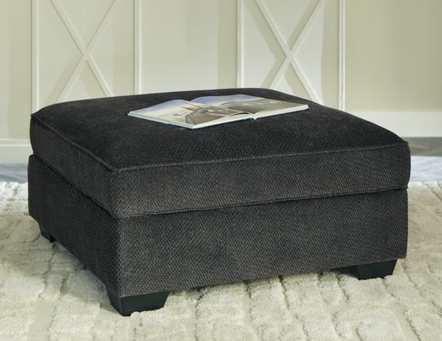 Benchcraft® Charenton Charcoal Storage Ottoman-2
